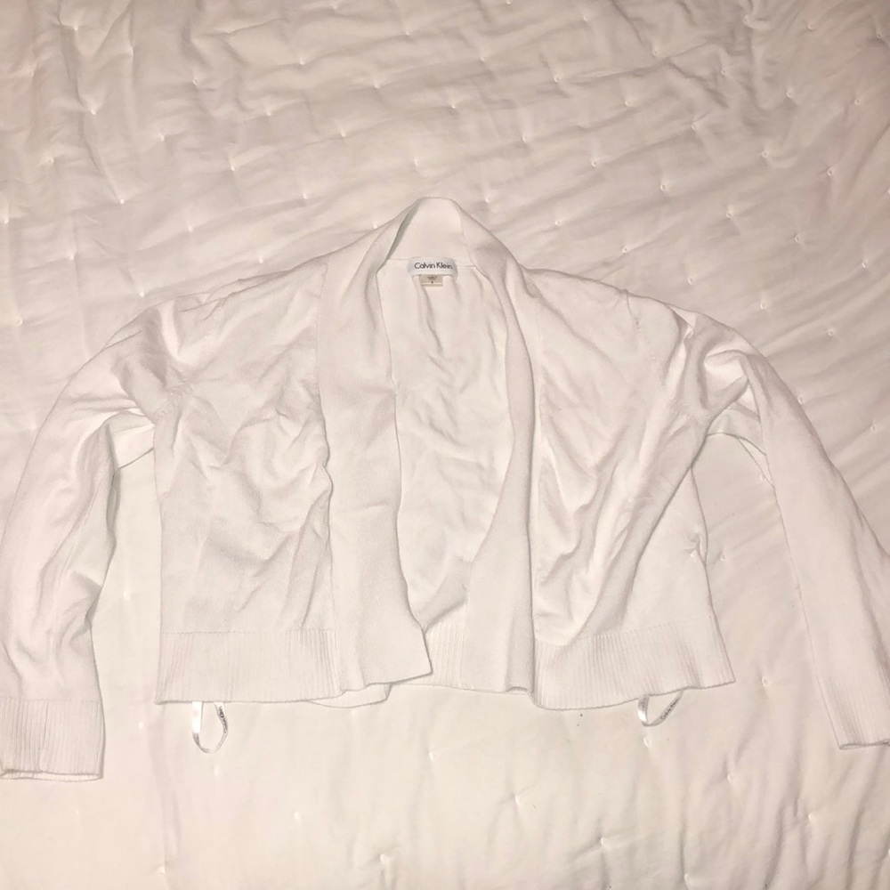 White Calvin Kline sweater